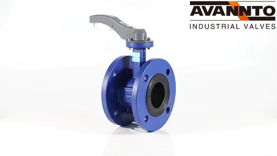 CE Resilient Seat Ductile Cast Iron Wafer Semi Lug Lugged Double Eccentric Flanged Butterfly Valve with Stainless Steel Bronze Disk